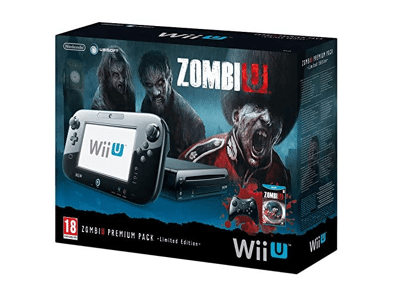 Console NINTENDO Wii U Noir 32 Go + 2 manettes + Zombie U
