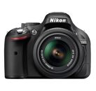 Appareils photos numériques NIKON D5200 18-55mm + 55-300mm VR kit Noir Noir