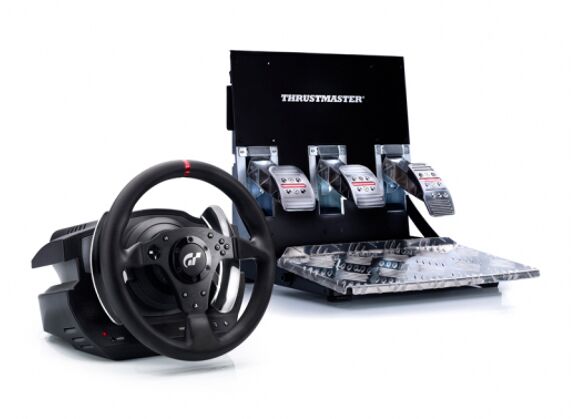 Image Acc. de jeux vidéo THRUSTMASTER T500RS GT5 Roues+Pédales PC, Playstation 3 Noir, Acier inoxydable