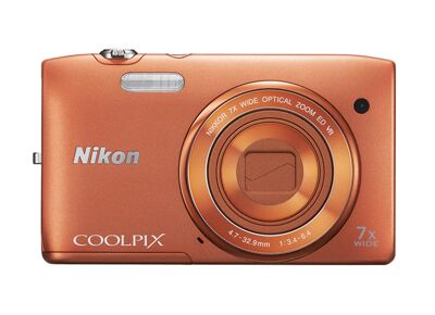 Appareils photos numériques NIKON Coolpix S 3500 Orange Orange