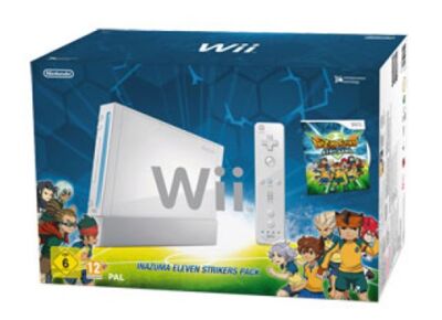 Console NINTENDO Wii Blanc + 1 manette + Inazuma Eleven Strikers