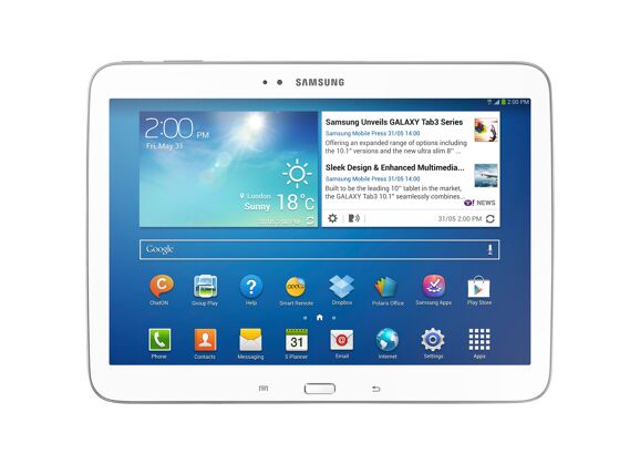 Image Tablette SAMSUNG Galaxy Tab 3 GT-P5200 Blanc 8 Go Cellular 10.1