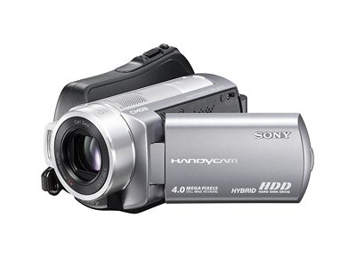 Image Caméscopes numériques SONY DCR-SR210E hand-held camcorder Noir, Argent