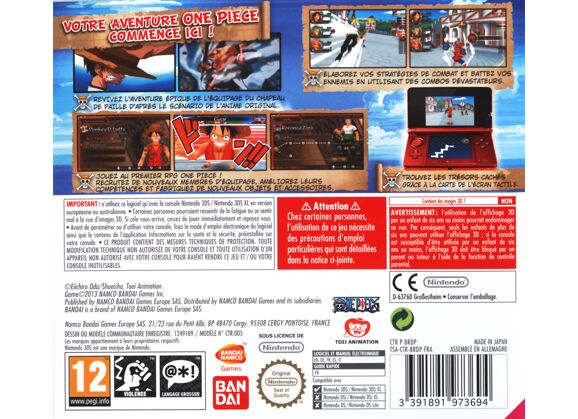 Image Jeux Vidéo One Piece Romance Dawn 3DS