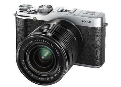 Appareils photos numériques FUJIFILM X-M1 Kit 16-50 mm Noir, Argent Noir