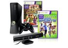 Console MICROSOFT Xbox 360 Slim Noir 4 Go + 1 manette + Kinect Adventures + Kinect Sports 2 + Kinect