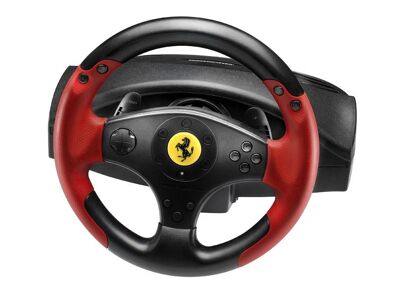 Acc. de jeux vidéo THRUSTMASTER Ferrari Racing Wheel Red Legend PS3&PC Roues+Pédales PC, Playstation 3 Noir, Rouge