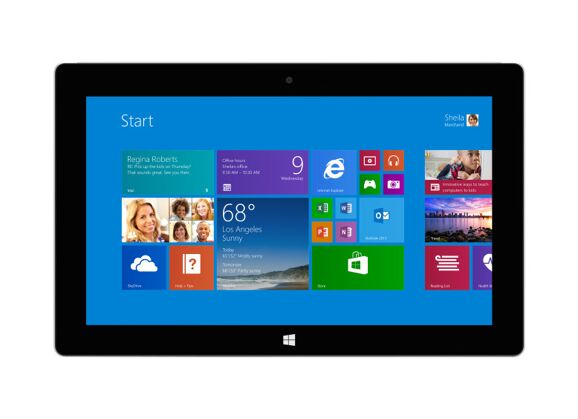 Image Tablette MICROSOFT Surface 2 Gris 64 Go Wifi 10.6
