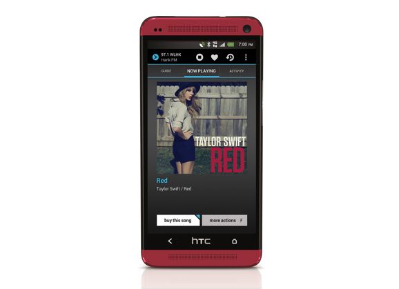 Image HTC One (M7) Rouge 32 Go