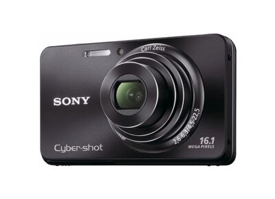 Image Appareils photos numériques SONY W580 Noir Noir
