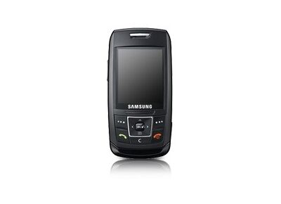 Téléphones portables SAMSUNG E250 Black 11 Mo Noir Débloqué
