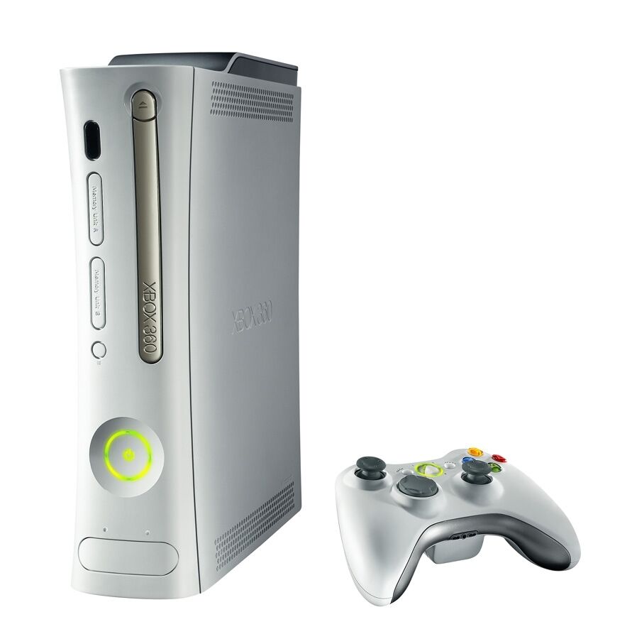 Console MICROSOFT Xbox 360 Blanc 20 Go + 1 manette d'occasion