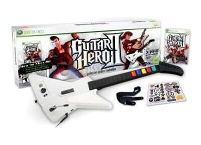 Image Jeux Vidéo Guitar Hero II (avec Guitare) Xbox 360