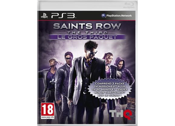Image Jeux Vidéo Saints Row The Third Le Gros Paquet PlayStation 3 (PS3)