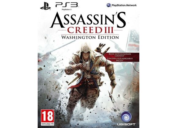 Image Jeux Vidéo Assassin's Creed III Washington Edition (Pass Online) PlayStation 3 (PS3)