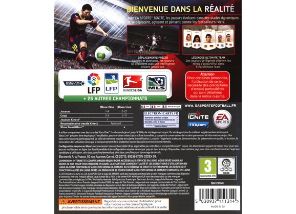 Image Jeux Vidéo FIFA 14 Xbox One