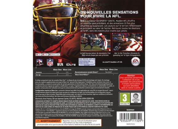 Image Jeux Vidéo Madden NFL 25 Xbox One