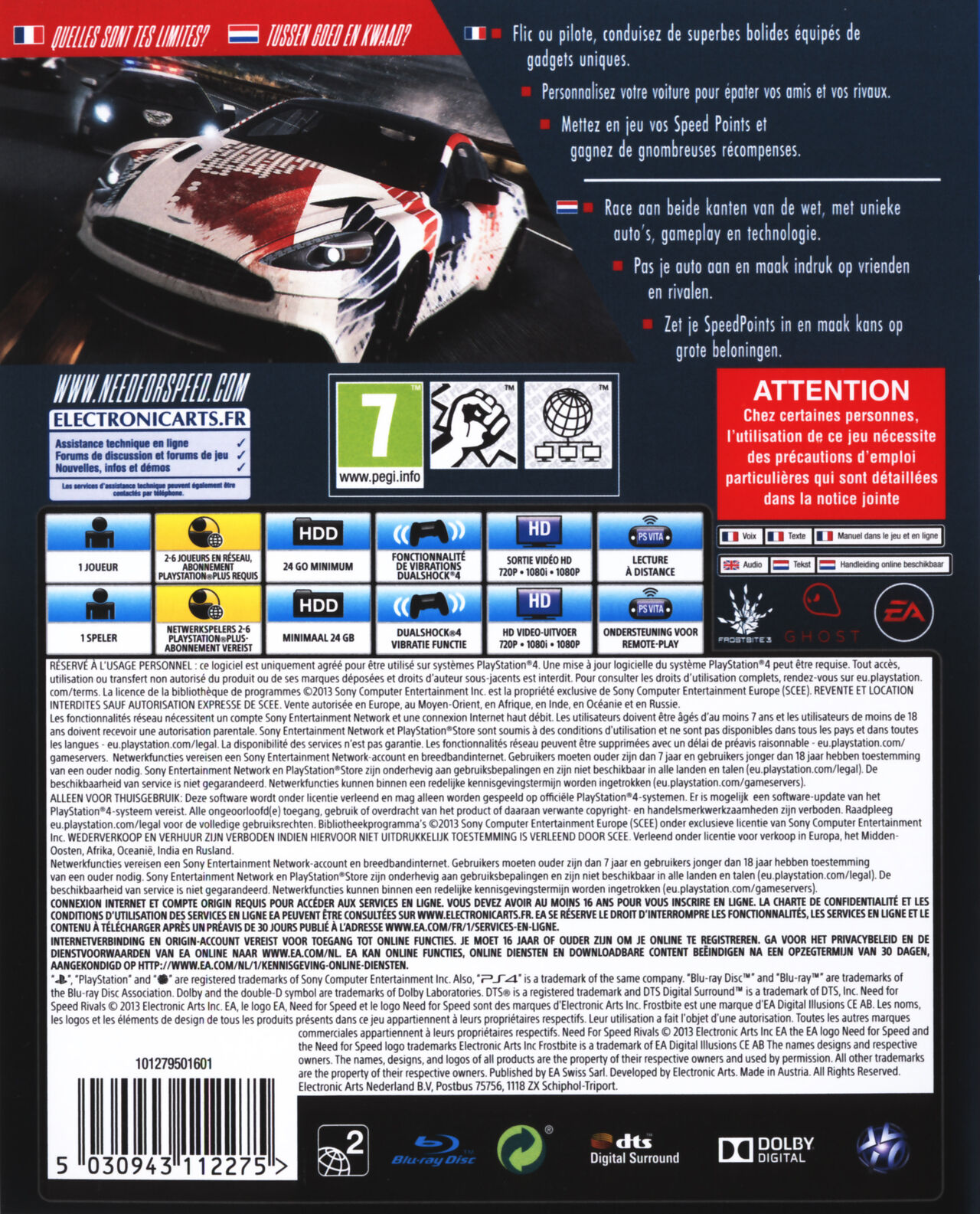 Jogo Need For Speed Rivals - PS4 (Usado) - Bragames