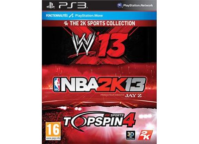 Jeux Vidéo Triple Pack 2K Sport NBA 2K13 + WWE 13 + Top Spin 4 PlayStation 3 (PS3)