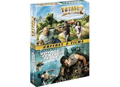 DVD  Voyage Au Centre De La Terre + Voyage Au Centre De La Terre 2 : L'île Mystérieuse DVD Zone 2
