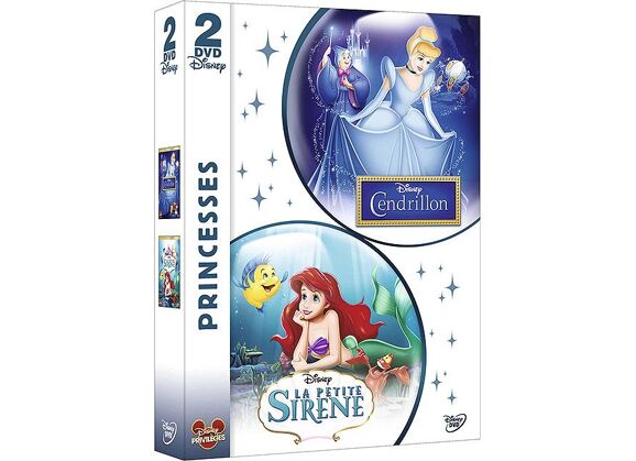 Image DVD Princesses - Cendrillon + La Petite Sirène - Pack DVD Zone 2