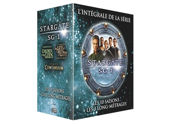 Image DVD Stargate Sg-1 - L'intégrale Des 10 Saisons + 3 Films - Pack DVD Zone 2