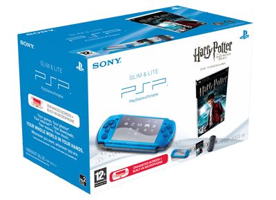 Image Console SONY PSP Brite (3004) Bleu + Harry Potter et le Prince de Sang-Mêlé