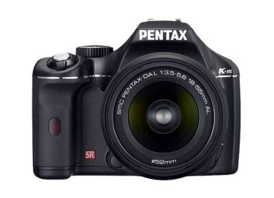 Appareils photos numériques PENTAX K-m + Objectif Pentax DAL 18-55 mm, f : 3.5 - 5.6 Noir