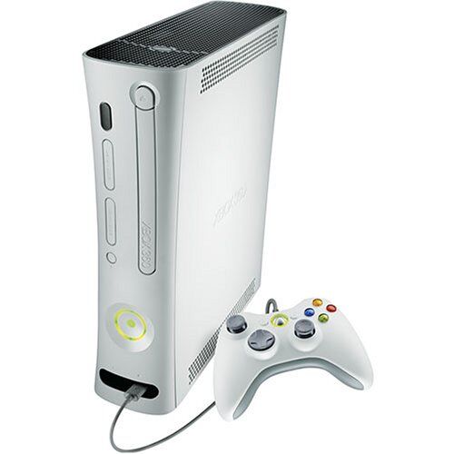 Console MICROSOFT Xbox 360 Arcade Blanc 60 Go + 1 manette d'occasion