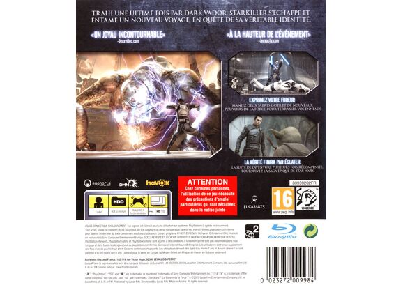 Image Jeux Vidéo Star Wars Le Pouvoir de la Force II PlayStation 3 (PS3)