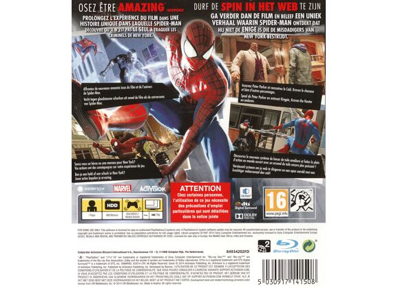 Image Jeux Vidéo The Amazing Spider-Man 2 PlayStation 3 (PS3)