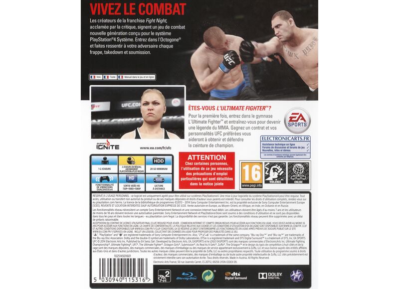 ufc игра на ps4 ufc игра на ps4