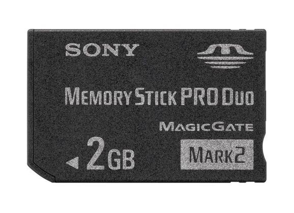 Image Acc. de jeux vidéo SONY Memory stick Duo Pro 2 Go