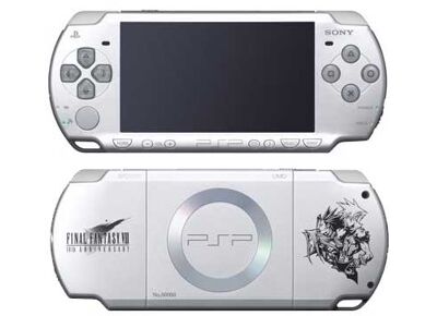 Console SONY PSP Slim & Lite (2004) Crisis Core : Final Fantasy VII Gris + Crisis Core : Final Fantasy VII