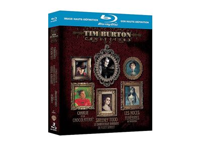 Blu-Ray  Tim Burton Collection - Coffret - Sweeney Todd + Charlie Et La Chocolaterie + Les Noces Funèbres - Pack