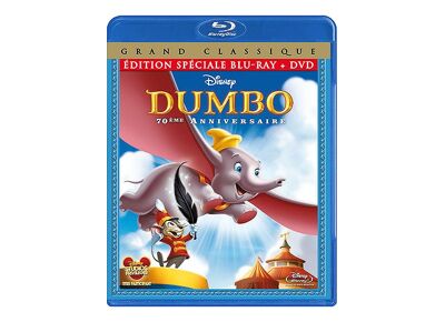 Blu-Ray  Dumbo - Édition 70ème Anniversaire - Édition Spéciale Blu-Ray+ Dvd