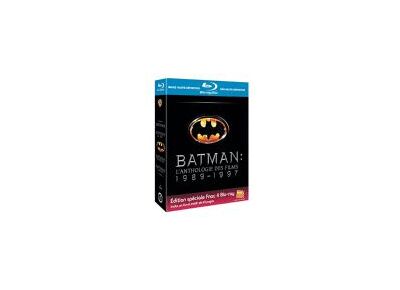 Blu-Ray  Coffret Batman - L'intégrale - 4 Blu-Ray - Edition Spéciale Fnac