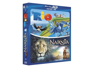 Blu-Ray  Rio + Le Monde De Narnia - Chapitre 3 : L'odyssée Du Passeur D'aurore - Pack