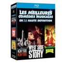 Blu-Ray  Les Meilleures Comédies Musicales En Haute Définition : New York, New York + West Side Story + Hair - Pack