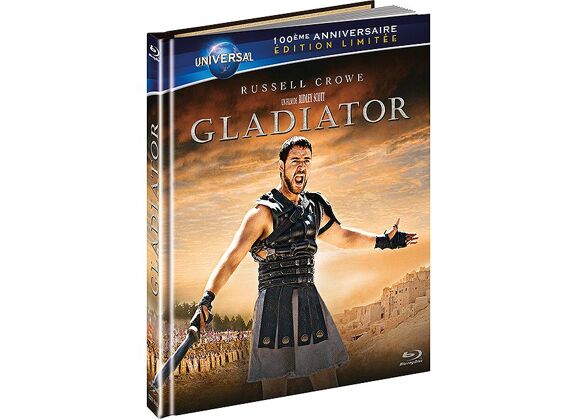Image Blu-Ray Gladiator - Édition Limitée 100ème Anniversaire Universal, Digibook