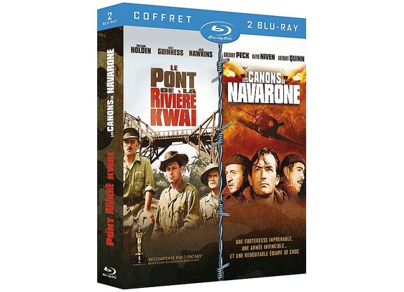 Image Blu-Ray Coffret Guerre - Le Pont De La Rivière Kwaï + Les Canons De Navarone - Pack