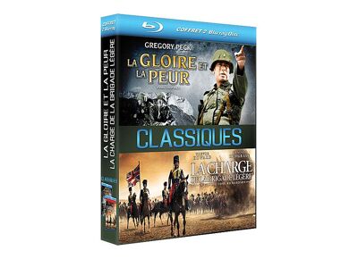 Blu-Ray  Coffret Classiques : La Gloire Et La Peur + La Charge De La Brigade Légère - Pack