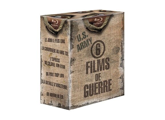 Image Blu-Ray 6 Films De Guerre : La Canonnière Du Yang-Tsé + L'express Du Colonel Von Ryan + Le Jour Le Plus Long + Un Homme De Fer + Un Pont Trop Loin + La Bataille D'angleterre - Pack