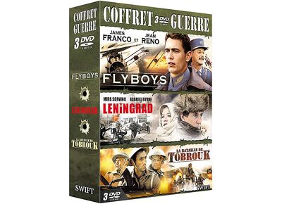 Image DVD Coffret Guerre : Flyboys + Leningrad + La Bataille De Tobrouk - Pack DVD Zone 2
