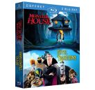 Blu-Ray  Hôtel Transylvanie + Monster House - Pack