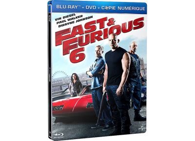 Blu-Ray  Fast & Furious 6 - Combo Blu-Ray+ Dvd + Copie Digitale - Édition Boîtier Steelbook