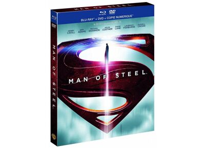 Blu-Ray  Man Of Steel - Combo Blu-Ray+ Dvd + Copie Digitale