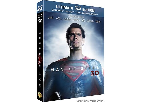 Image Blu-Ray Man Of Steel - Ultimate Edition3d + Blu-Ray+ Dvd + Copie Digitale
