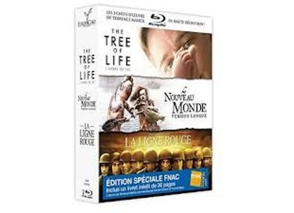 Image Blu-Ray Coffret Terrence Malick - 3 Films - Edition Spéciale Fnac The Tree Of Life - Le Nouveau Monde - La Ligne Rouge - Inclus Le Livret Inédit De 36 Pages