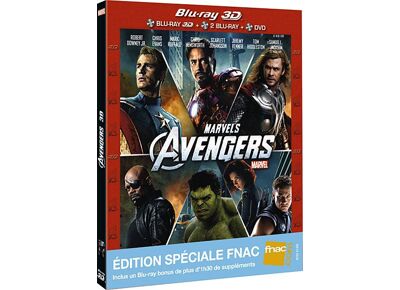 Blu-Ray  Avengers [Edition Limitée] Bluray 3d + 2d + Dvd + Bluray Bonus Exclusifs